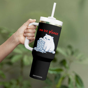 Abolish Ice Protest Tumbler With Handle Subtle FDT Cat Meme No Ice Please TS10 Print Your Wear