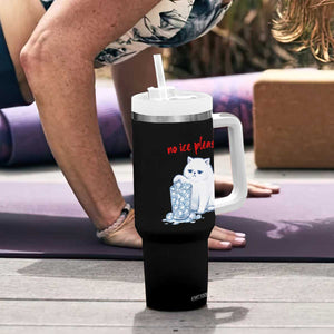 Abolish Ice Protest Tumbler With Handle Subtle FDT Cat Meme No Ice Please TS10 Print Your Wear