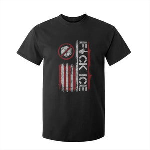 Fck Ice T Shirt For Kid Retro US Flag Subtle FDT Protest TS10 Black Print Your Wear