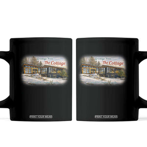 Coming To The Cottage Coffee Mug Retro LGBT Romance Hockey Fan TS10 Black Print Your Wear