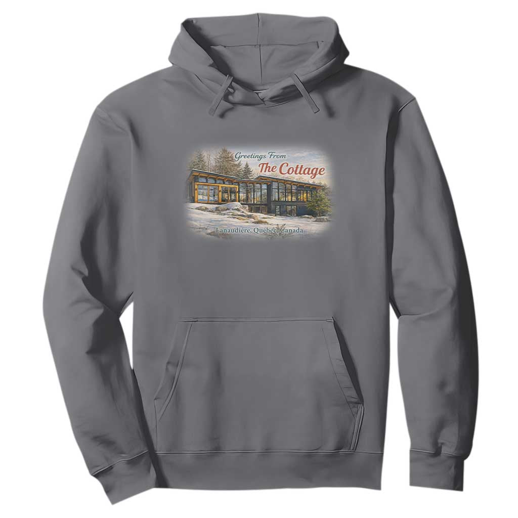 Coming To The Cottage Hoodie Retro LGBT Romance Hockey Fan TS10 Charcoal Print Your Wear