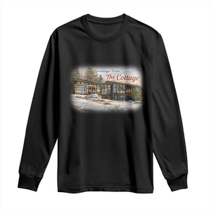 Coming To The Cottage Long Sleeve Shirt Retro LGBT Romance Hockey Fan TS10 Black Print Your Wear