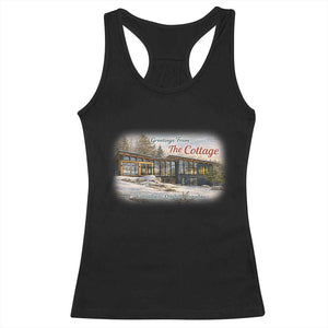 Coming To The Cottage Racerback Tank Top Retro LGBT Romance Hockey Fan TS10 Black Print Your Wear