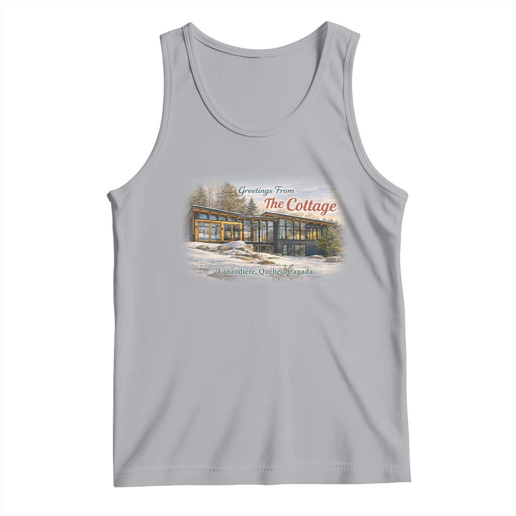 Coming To The Cottage Tank Top Retro LGBT Romance Hockey Fan TS10 Athletic Heather Print Your Wear