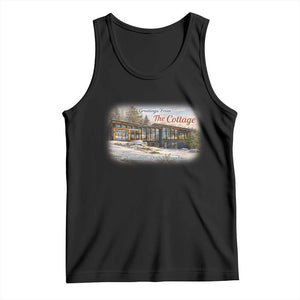 Coming To The Cottage Tank Top Retro LGBT Romance Hockey Fan TS10 Black Print Your Wear