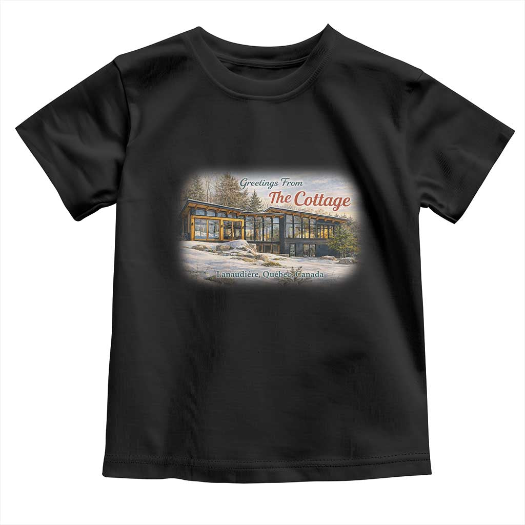 Coming To The Cottage Toddler T Shirt Retro LGBT Romance Hockey Fan TS10 Black Print Your Wear