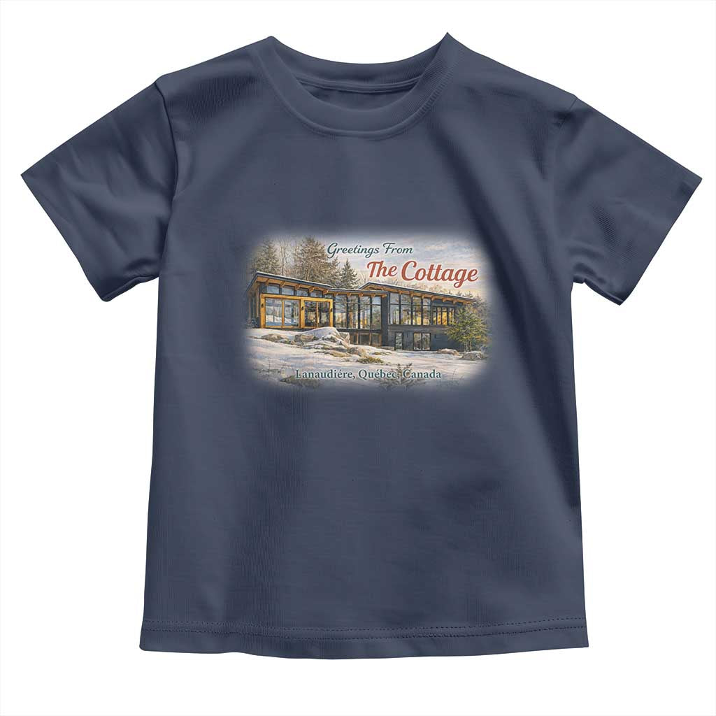 Coming To The Cottage Toddler T Shirt Retro LGBT Romance Hockey Fan TS10 Navy Print Your Wear
