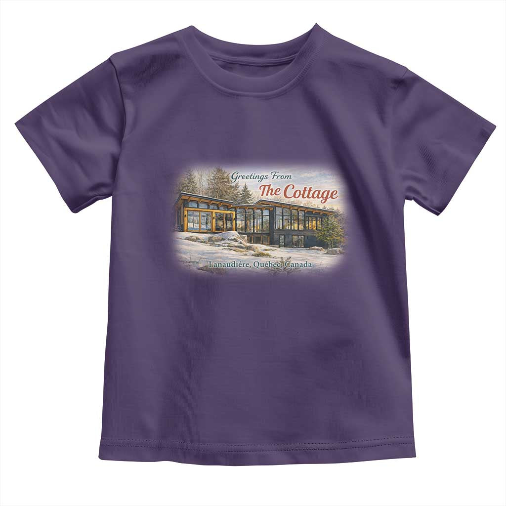 Coming To The Cottage Toddler T Shirt Retro LGBT Romance Hockey Fan TS10 Purple Print Your Wear