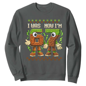 I Was 6 Now Im 7 7th Birthday 67 Meme Sweatshirt Six Seven Checkered Kids Gaming Meme TS10 Dark Heather Print Your Wear
