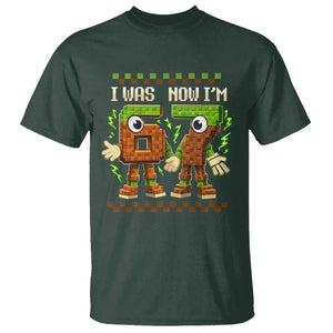 I Was 6 Now Im 7 7th Birthday 67 Meme T Shirt Six Seven Checkered Kids Gaming Meme TS10 Dark Forest Green Print Your Wear