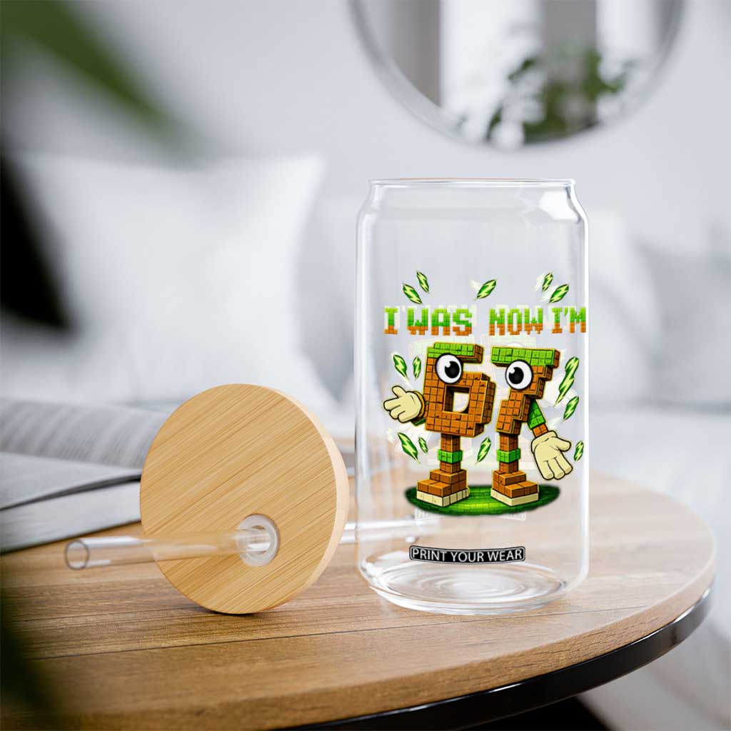 I Was 6 Now Im 7 7th Birthday 67 Meme Glass Can Funny 6 7 Birthday Six Seven Kids Gaming TS10 Print Your Wear