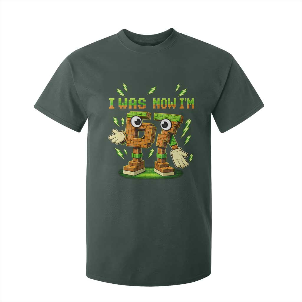 I Was 6 Now Im 7 7th Birthday 67 Meme T Shirt For Kid Funny 6 7 Birthday Six Seven Kids Gaming TS10 Dark Forest Green Print Your Wear