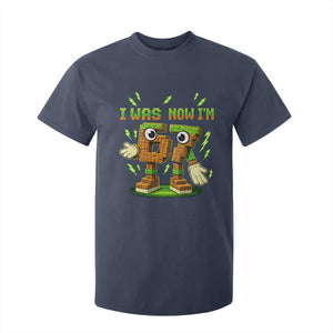 I Was 6 Now Im 7 7th Birthday 67 Meme T Shirt For Kid Funny 6 7 Birthday Six Seven Kids Gaming TS10 Navy Print Your Wear