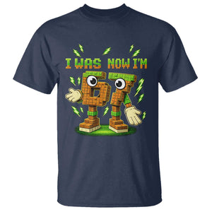 I Was 6 Now Im 7 7th Birthday 67 Meme T Shirt Funny 6 7 Birthday Six Seven Kids Gaming TS10 Navy Print Your Wear