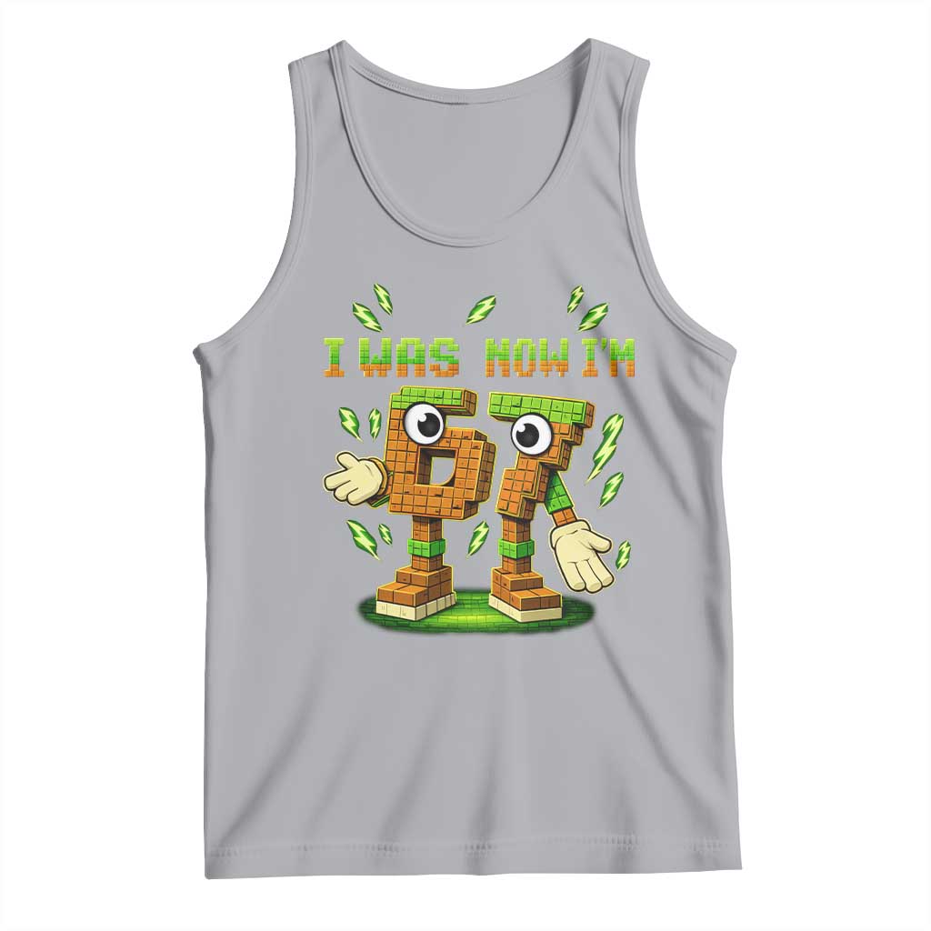 I Was 6 Now Im 7 7th Birthday 67 Meme Tank Top Funny 6 7 Birthday Six Seven Kids Gaming TS10 Athletic Heather Print Your Wear