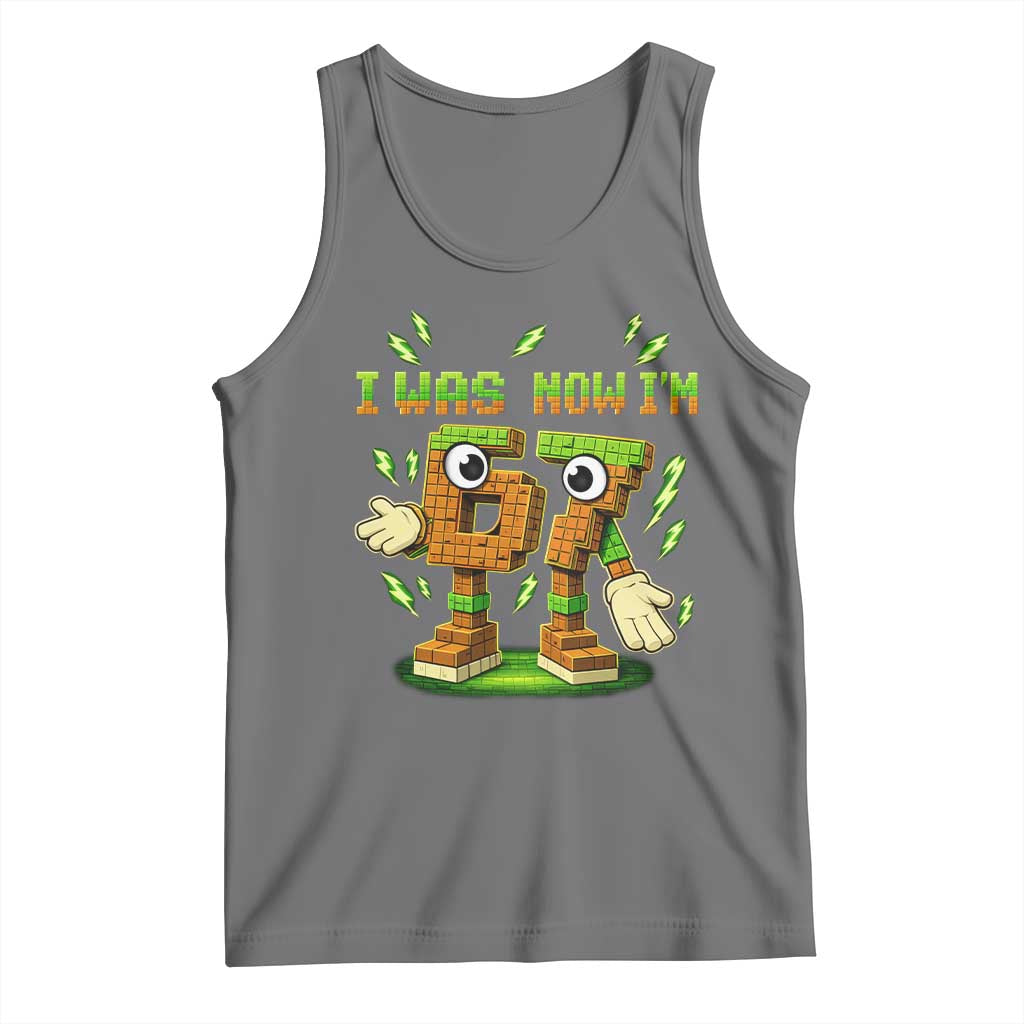 I Was 6 Now Im 7 7th Birthday 67 Meme Tank Top Funny 6 7 Birthday Six Seven Kids Gaming TS10 Black Heather Print Your Wear