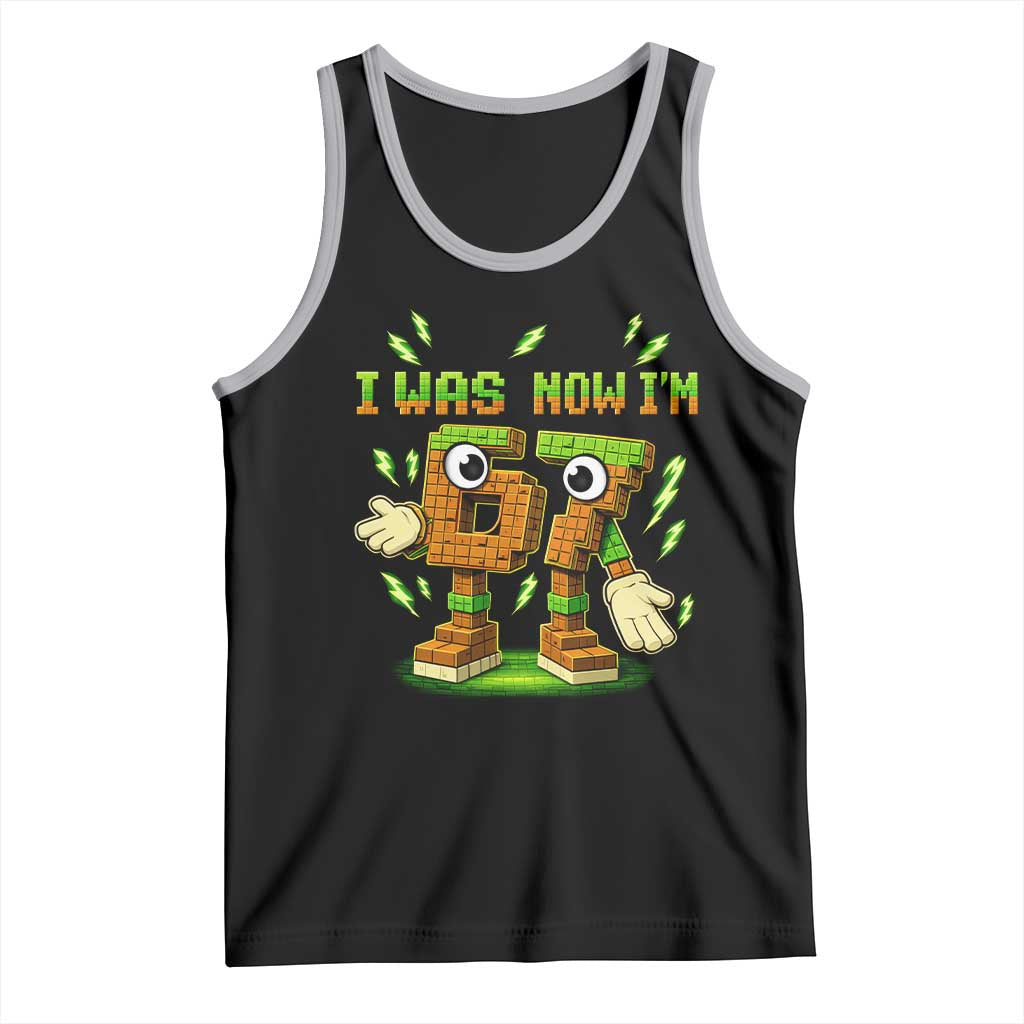 I Was 6 Now Im 7 7th Birthday 67 Meme Tank Top Funny 6 7 Birthday Six Seven Kids Gaming TS10 Black Athletic Heather Print Your Wear