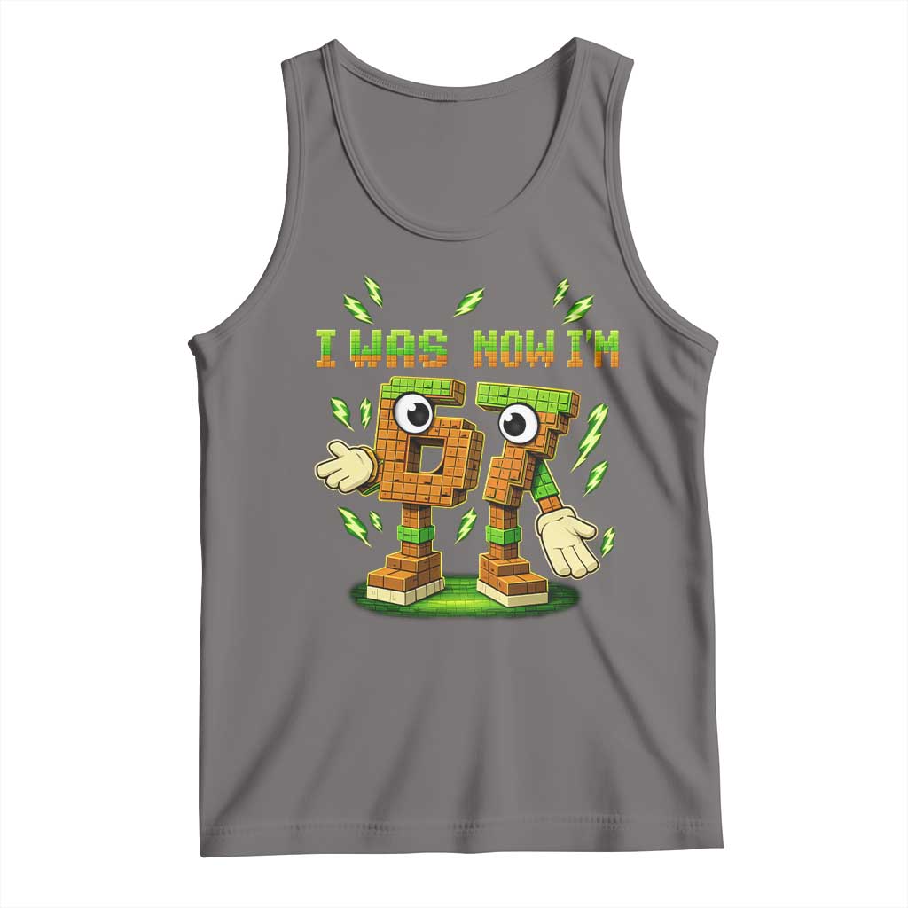 I Was 6 Now Im 7 7th Birthday 67 Meme Tank Top Funny 6 7 Birthday Six Seven Kids Gaming TS10 Deep Heather Print Your Wear