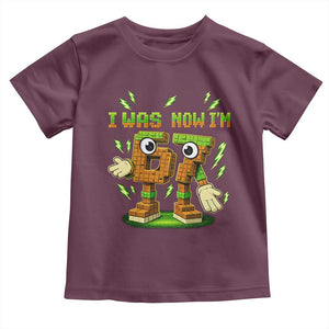 I Was 6 Now Im 7 7th Birthday 67 Meme Toddler T Shirt Funny 6 7 Birthday Six Seven Kids Gaming TS10 Maroon Print Your Wear