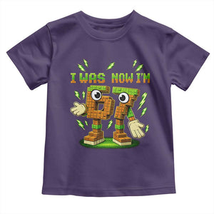 I Was 6 Now Im 7 7th Birthday 67 Meme Toddler T Shirt Funny 6 7 Birthday Six Seven Kids Gaming TS10 Purple Print Your Wear