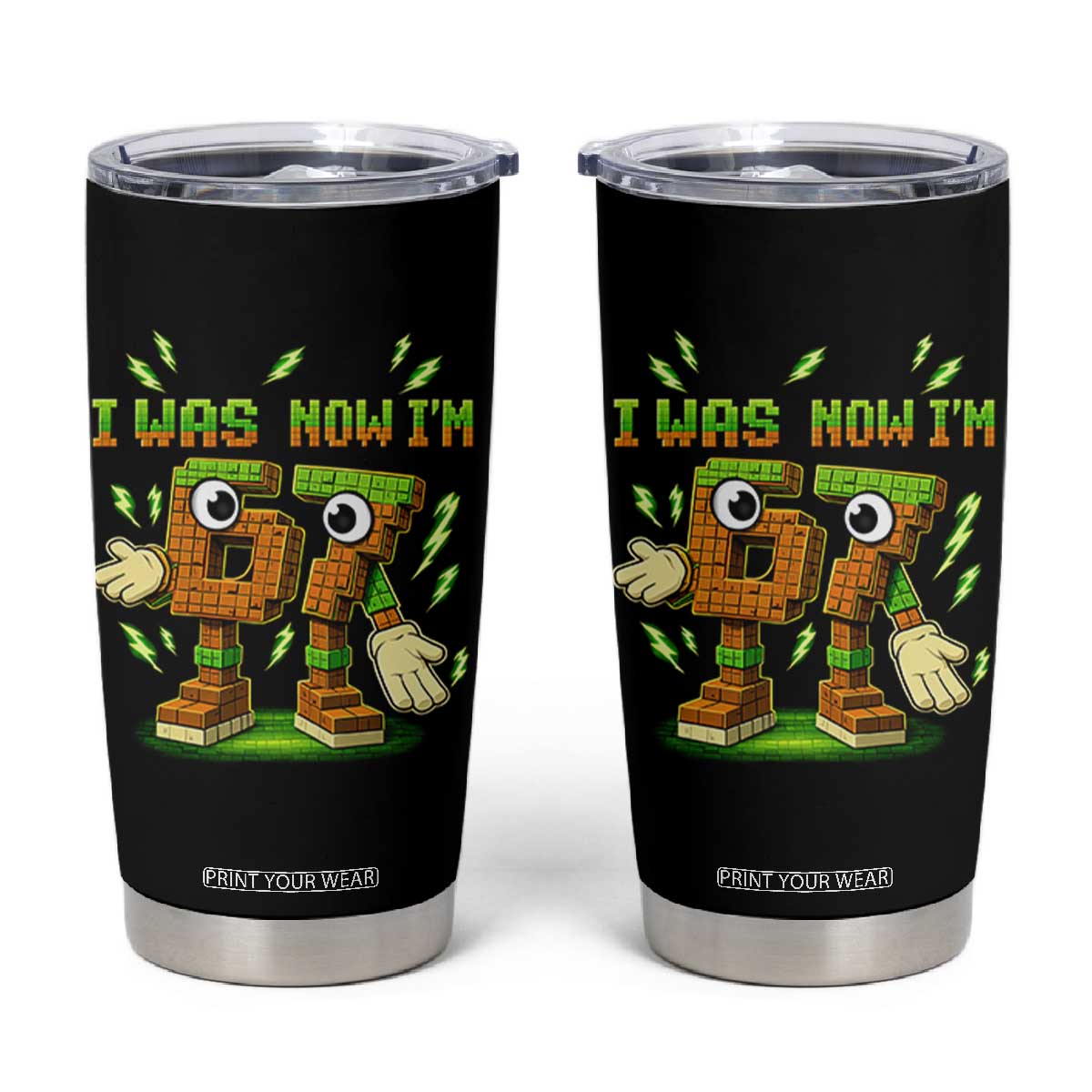 I Was 6 Now Im 7 7th Birthday 67 Meme Tumbler Cup Funny 6 7 Birthday Six Seven Kids Gaming TS10 Black Print Your Wear