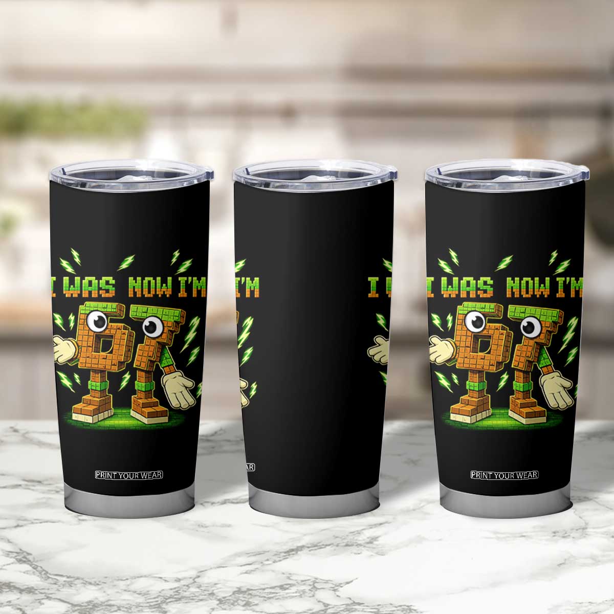 I Was 6 Now Im 7 7th Birthday 67 Meme Tumbler Cup Funny 6 7 Birthday Six Seven Kids Gaming TS10 Print Your Wear