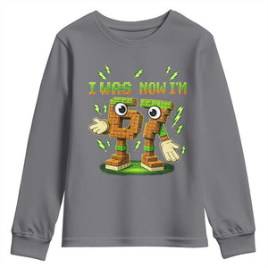 I Was 6 Now Im 7 7th Birthday 67 Meme Youth Sweatshirt Funny 6 7 Birthday Six Seven Kids Gaming TS10 Charcoal Print Your Wear