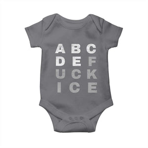 Fck Ice Baby Onesie Chinga La Migra Subtle FDT TS10 Charcoal Print Your Wear
