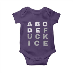 Fck Ice Baby Onesie Chinga La Migra Subtle FDT TS10 Purple Print Your Wear
