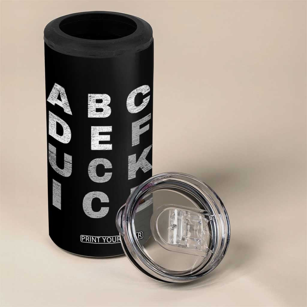 Fck Ice 4 in 1 Can Cooler Tumbler Chinga La Migra Subtle FDT TS10 Print Your Wear