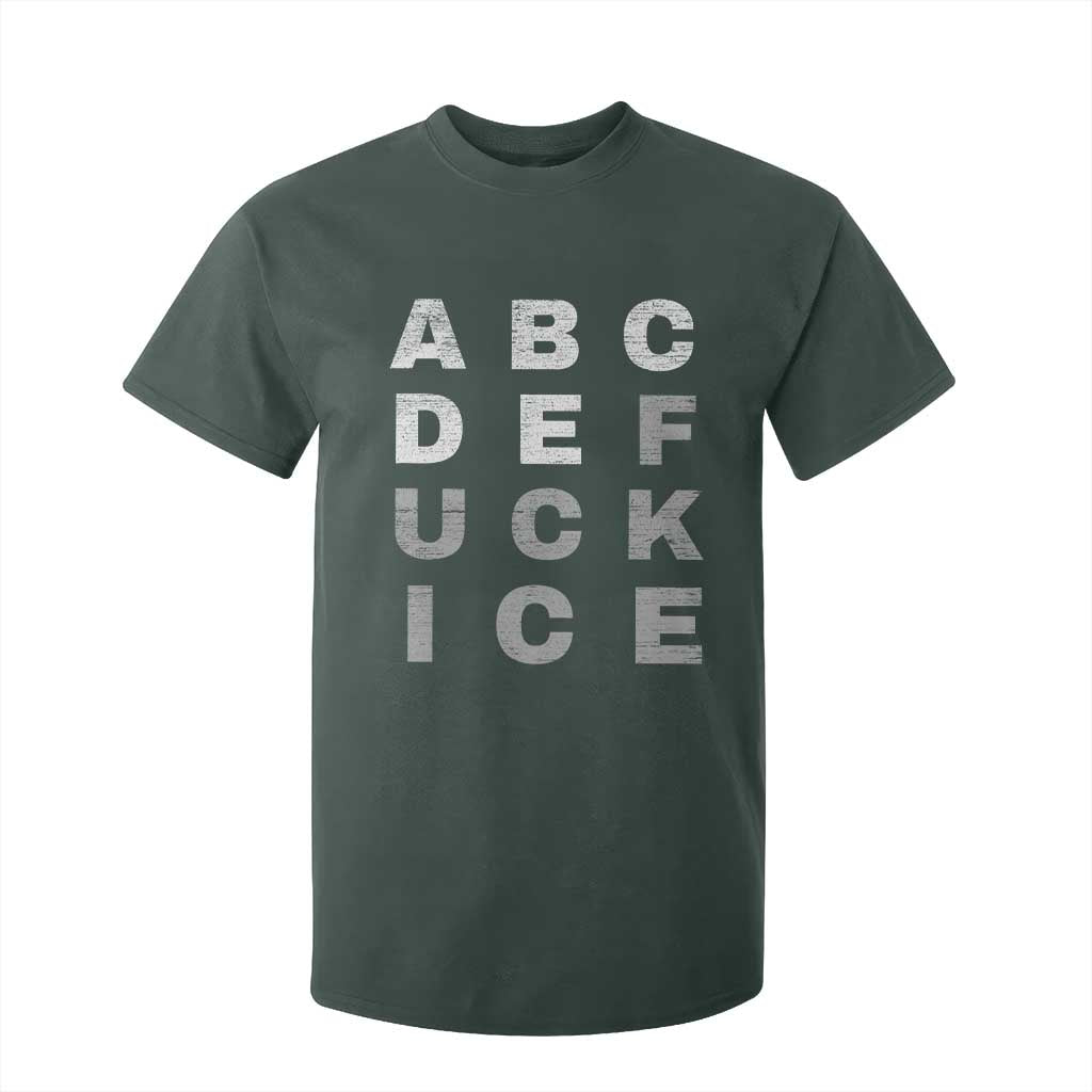 Fck Ice T Shirt For Kid Chinga La Migra Subtle FDT TS10 Dark Forest Green Print Your Wear