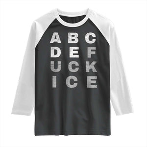 Fck Ice Raglan Shirt Chinga La Migra Subtle FDT TS10 Black White Print Your Wear