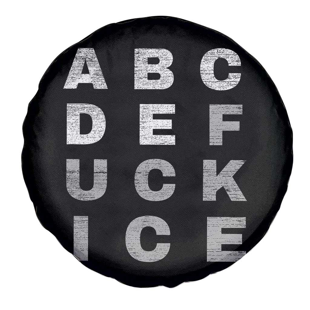 Fck Ice Spare Tire Cover Chinga La Migra Subtle FDT TS10 Print Your Wear