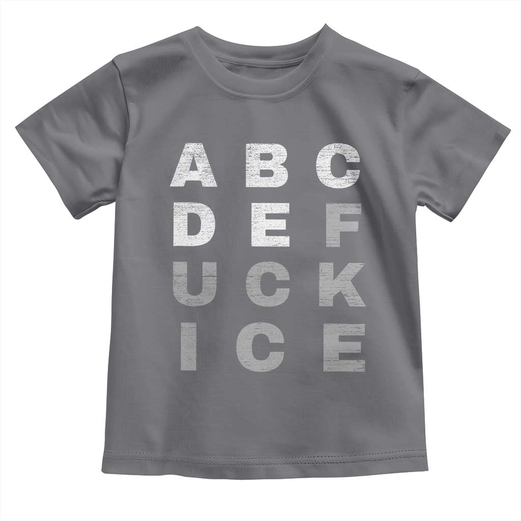 Fck Ice Toddler T Shirt Chinga La Migra Subtle FDT TS10 Charcoal Print Your Wear