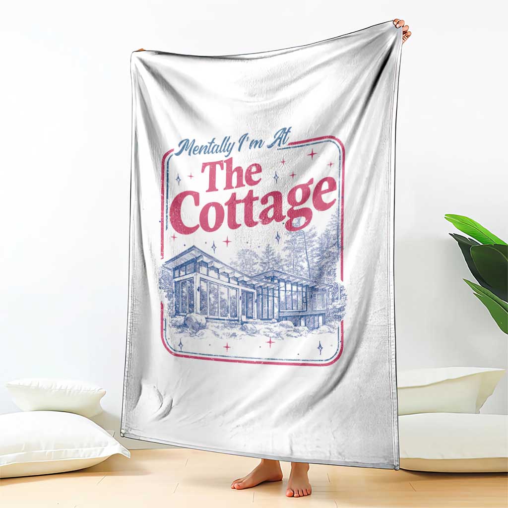 Team Hollanov Fan Throw Blanket Mentally Im At The Cottage LGBT Romance Hockey TS10 Print Your Wear