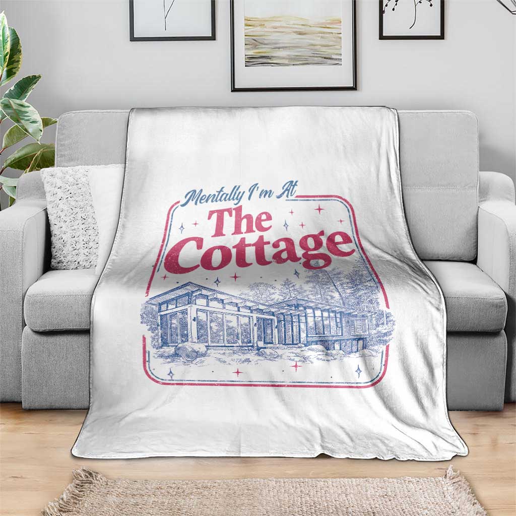 Team Hollanov Fan Throw Blanket Mentally Im At The Cottage LGBT Romance Hockey TS10 Print Your Wear