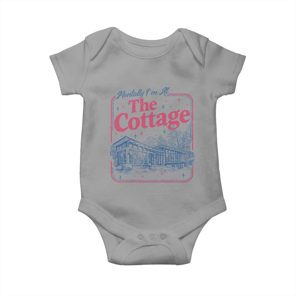 Team Hollanov Fan Baby Onesie Mentally Im At The Cottage LGBT Romance Hockey TS10 Sport Gray Print Your Wear