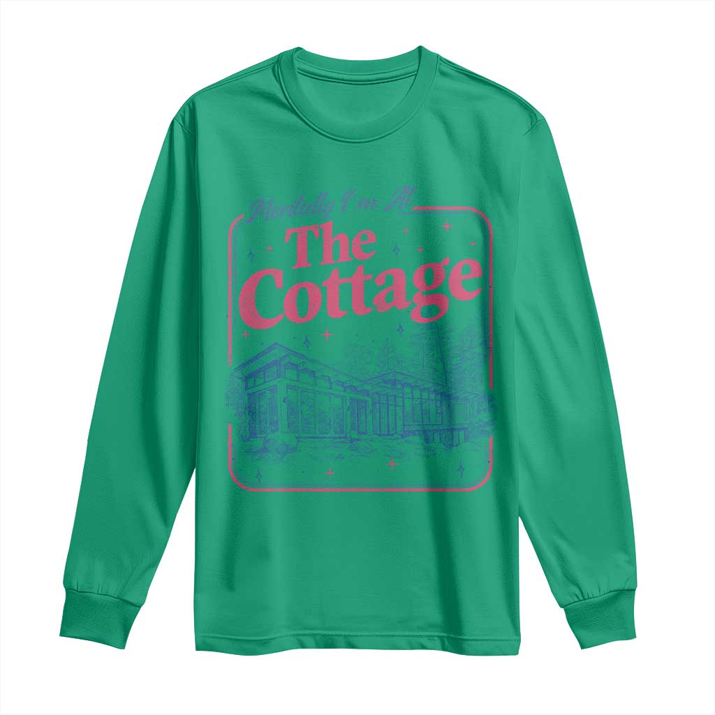 Team Hollanov Fan Long Sleeve Shirt Mentally Im At The Cottage LGBT Romance Hockey TS10 Irish Green Print Your Wear
