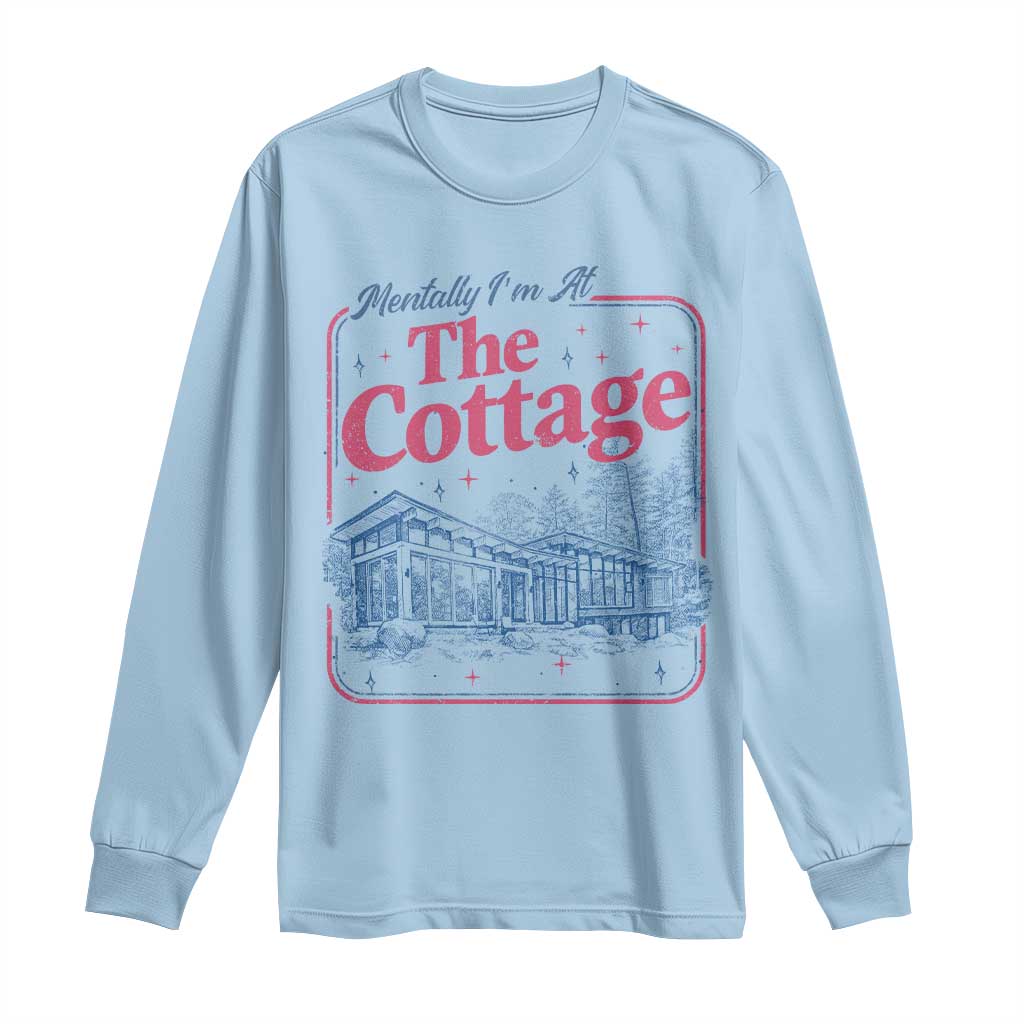 Team Hollanov Fan Long Sleeve Shirt Mentally Im At The Cottage LGBT Romance Hockey TS10 Light Blue Print Your Wear