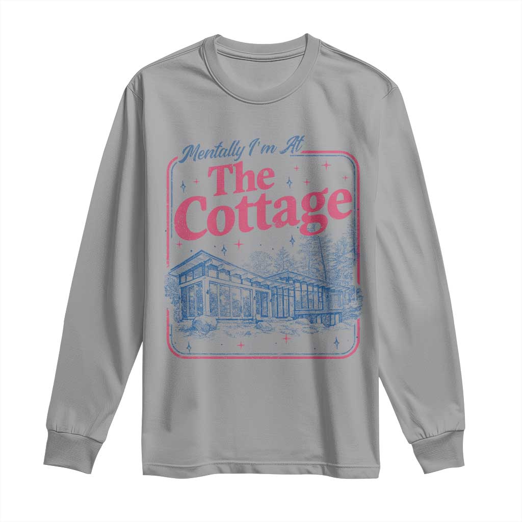 Team Hollanov Fan Long Sleeve Shirt Mentally Im At The Cottage LGBT Romance Hockey TS10 Sport Gray Print Your Wear