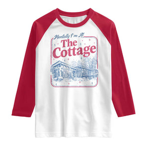 Team Hollanov Fan Raglan Shirt Mentally Im At The Cottage LGBT Romance Hockey TS10 White Red Print Your Wear