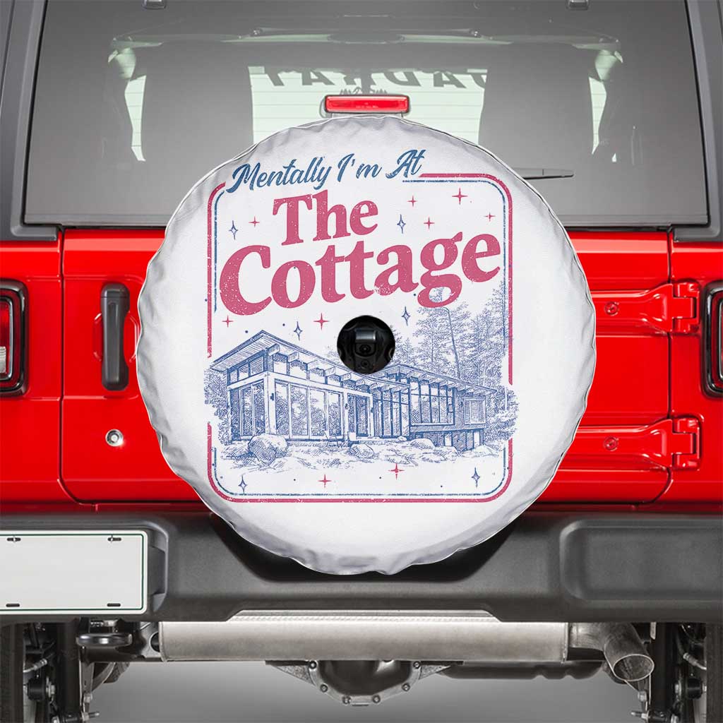 Team Hollanov Fan Spare Tire Cover Mentally Im At The Cottage LGBT Romance Hockey TS10 White Print Your Wear