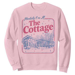 Team Hollanov Fan Sweatshirt Mentally Im At The Cottage LGBT Romance Hockey TS10 Light Pink Print Your Wear