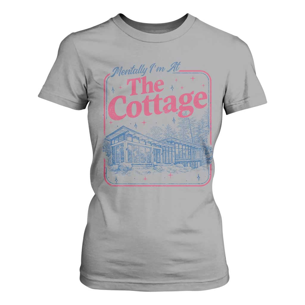 Team Hollanov Fan T Shirt For Women Mentally Im At The Cottage LGBT Romance Hockey TS10 Sport Gray Print Your Wear