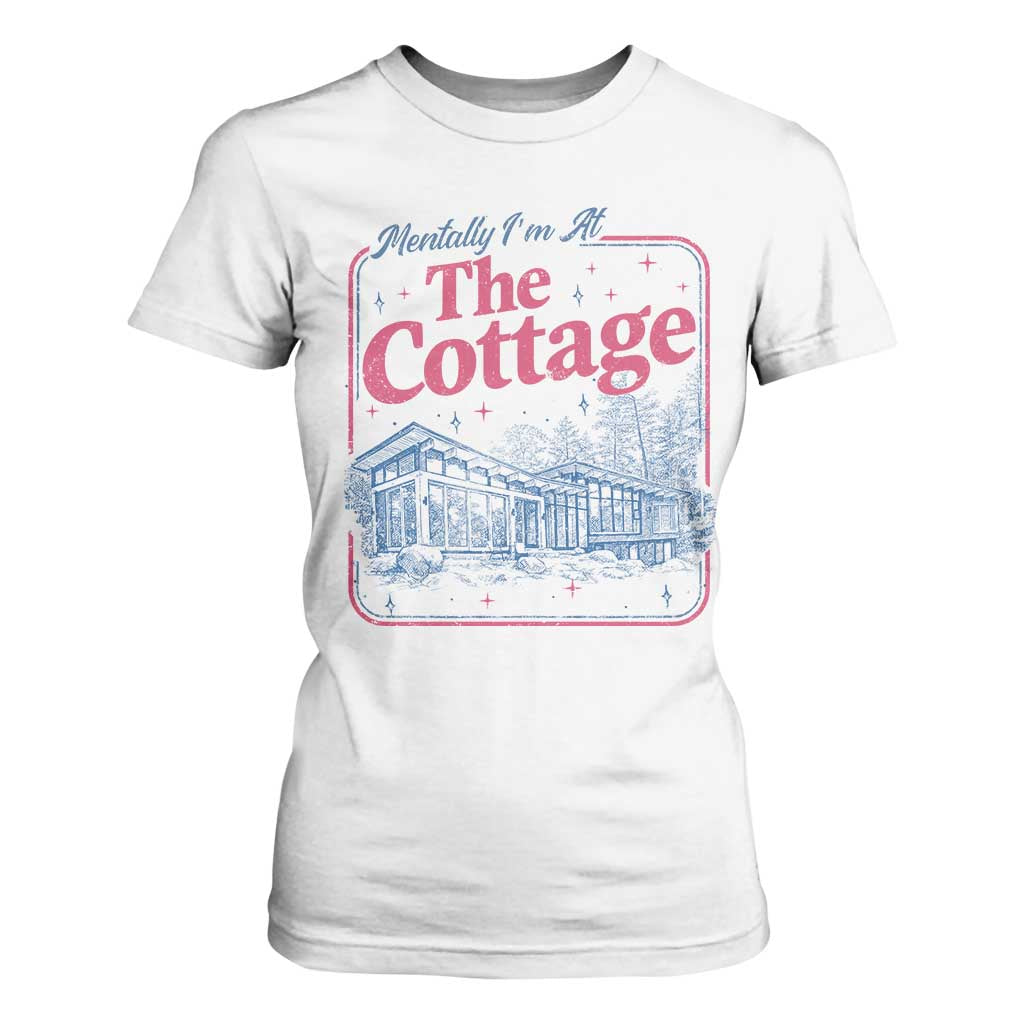 Team Hollanov Fan T Shirt For Women Mentally Im At The Cottage LGBT Romance Hockey TS10 White Print Your Wear