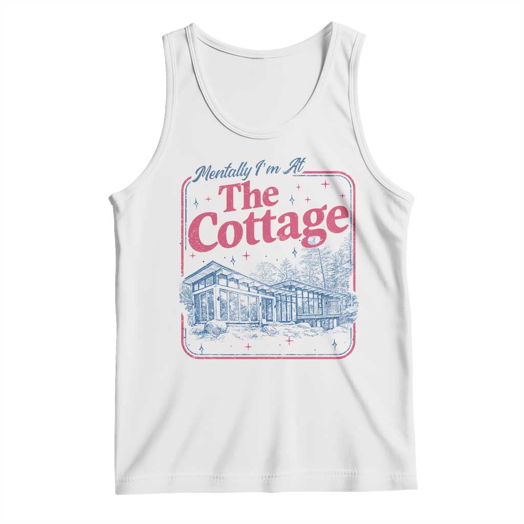 Team Hollanov Fan Tank Top Mentally Im At The Cottage LGBT Romance Hockey TS10 White Print Your Wear