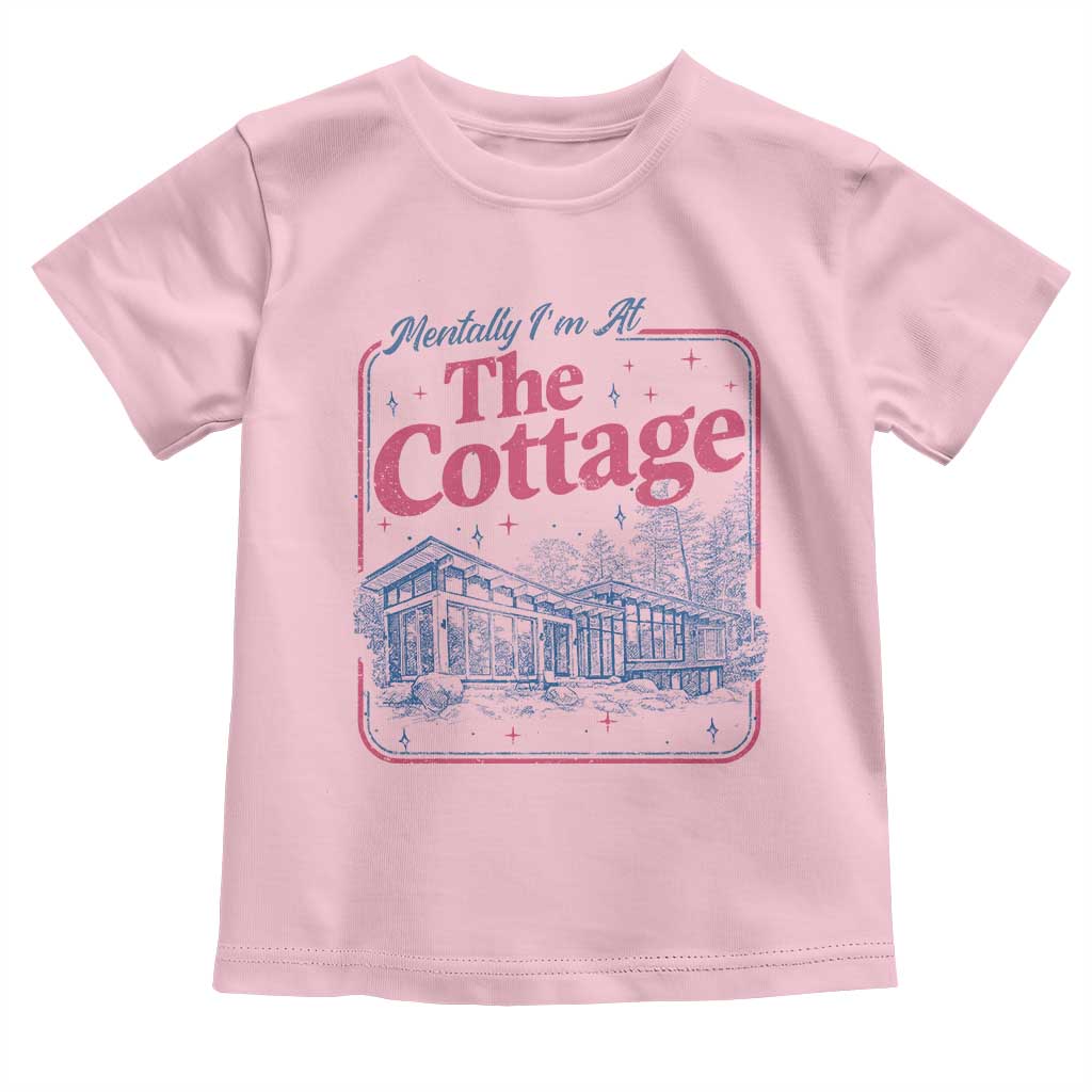Team Hollanov Fan Toddler T Shirt Mentally Im At The Cottage LGBT Romance Hockey TS10 Light Pink Print Your Wear
