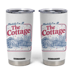 Team Hollanov Fan Tumbler Cup Mentally Im At The Cottage LGBT Romance Hockey TS10 White Print Your Wear