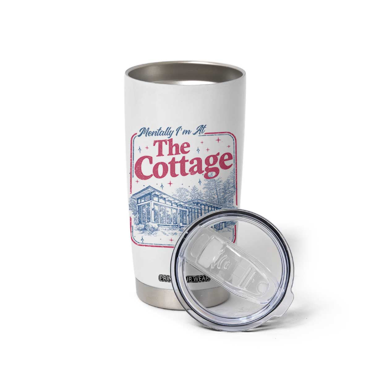 Team Hollanov Fan Tumbler Cup Mentally Im At The Cottage LGBT Romance Hockey TS10 Print Your Wear