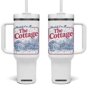 Team Hollanov Fan Tumbler With Handle Mentally Im At The Cottage LGBT Romance Hockey TS10 One Size: 40 oz White Print Your Wear